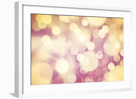 Soft Lights Background-Saiva-Framed Photographic Print