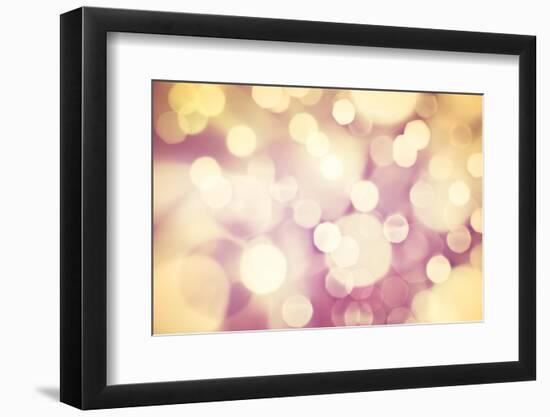 Soft Lights Background-Saiva-Framed Photographic Print