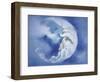 Soft Moon Man-Patricia Dymer-Framed Giclee Print
