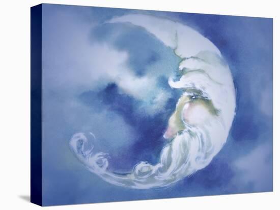 Soft Moon Man-Patricia Dymer-Stretched Canvas