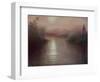 Soft Morning Light, 2023, (Oil on Canvas) Landscape Water.-Lee Campbell-Framed Giclee Print