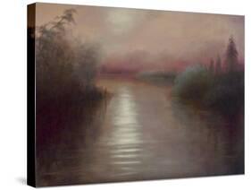 Soft Morning Light, 2023, (Oil on Canvas) Landscape Water.-Lee Campbell-Stretched Canvas