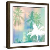 Soft Palm Trees-Evangeline Taylor-Framed Art Print