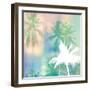 Soft Palm Trees-Evangeline Taylor-Framed Art Print