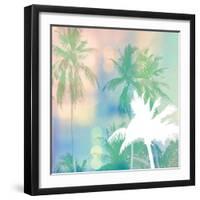 Soft Palm Trees-Evangeline Taylor-Framed Art Print