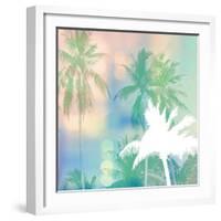 Soft Palm Trees-Evangeline Taylor-Framed Art Print