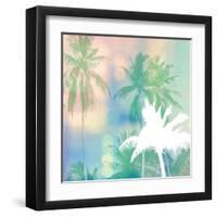 Soft Palm Trees-Evangeline Taylor-Framed Art Print