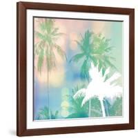 Soft Palm Trees-Evangeline Taylor-Framed Art Print