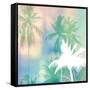 Soft Palm Trees-Evangeline Taylor-Framed Stretched Canvas