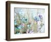 Soft Pink Hydrangea Blossom Upon Green Leafes with White Blossoms-Alaya Gadeh-Framed Photographic Print