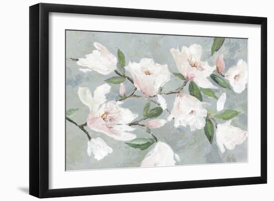 Soft Pink Magnolias-Asia Jensen-Framed Art Print