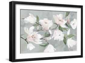 Soft Pink Magnolias-Asia Jensen-Framed Art Print