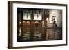 Soft Rain Reflections-Tony Koukos-Framed Giclee Print