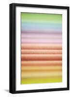 Soft Rainbow Graduation-Tom Quartermaine-Framed Giclee Print