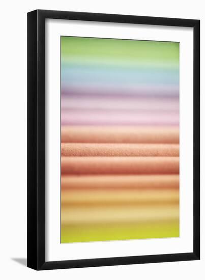 Soft Rainbow Graduation-Tom Quartermaine-Framed Giclee Print