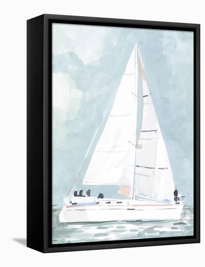 Soft Sailboat I-Emma Scarvey-Framed Stretched Canvas