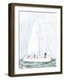 Soft Sailboat III-Emma Scarvey-Framed Art Print