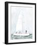 Soft Sailboat III-Emma Scarvey-Framed Art Print