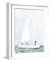 Soft Sailboat III-Emma Scarvey-Framed Art Print