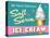 Soft Serve Turquoise-Retroplanet-Stretched Canvas