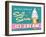 Soft Serve Turquoise-Retroplanet-Framed Giclee Print