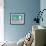 Soft Serve Turquoise-Retroplanet-Framed Giclee Print displayed on a wall