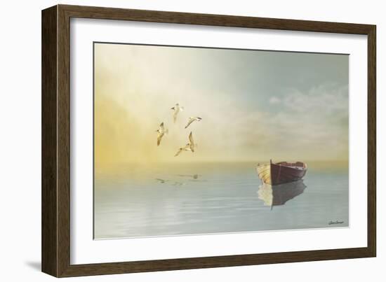 Soft Sunrise on the Beach 11-Carlos Casamayor-Framed Giclee Print