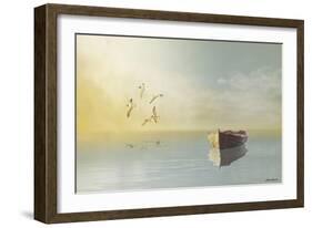 Soft Sunrise on the Beach 11-Carlos Casamayor-Framed Giclee Print