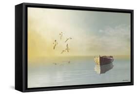 Soft Sunrise on the Beach 11-Carlos Casamayor-Framed Stretched Canvas