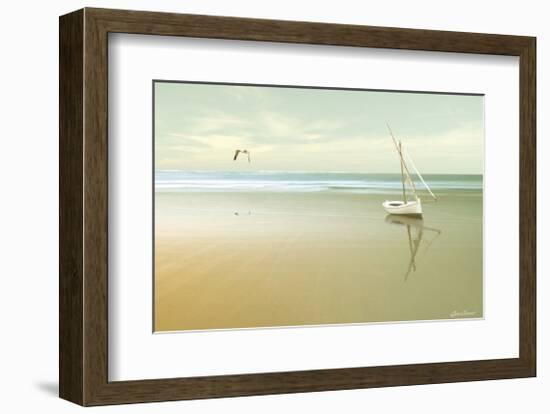 Soft Sunrise on the Beach, no. 1-Carlos Casamayor-Framed Giclee Print