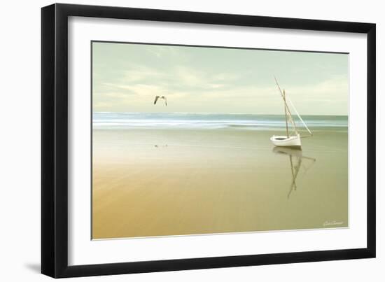 Soft Sunrise on the Beach, no. 1-Carlos Casamayor-Framed Giclee Print