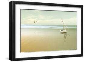 Soft Sunrise on the Beach, no. 1-Carlos Casamayor-Framed Giclee Print