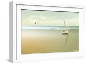 Soft Sunrise on the Beach, no. 1-Carlos Casamayor-Framed Giclee Print