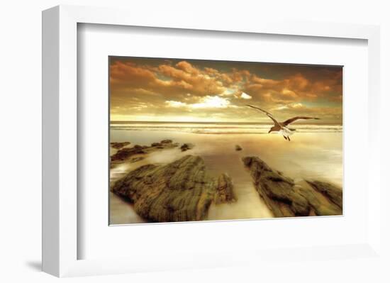 Soft Sunrise on the Beach, no. 4-Carlos Casamayor-Framed Giclee Print