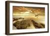 Soft Sunrise on the Beach, no. 4-Carlos Casamayor-Framed Giclee Print