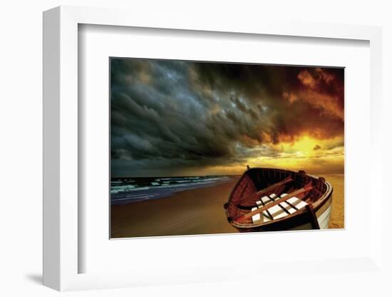 Soft Sunrise on the Beach, no. 9-Carlos Casamayor-Framed Giclee Print