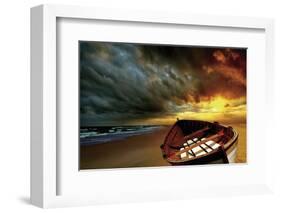 Soft Sunrise on the Beach, no. 9-Carlos Casamayor-Framed Giclee Print