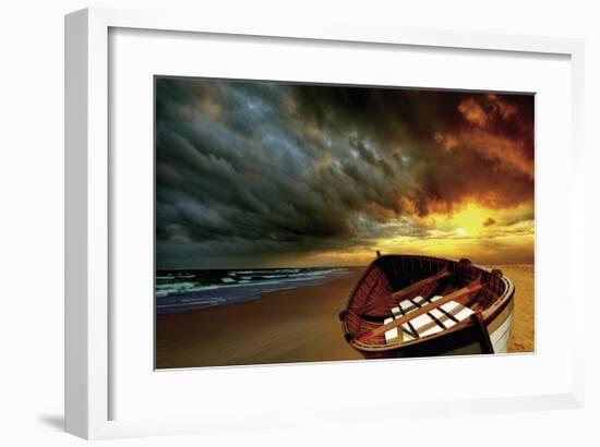 Soft Sunrise on the Beach, no. 9-Carlos Casamayor-Framed Giclee Print