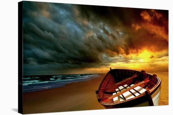 Soft Sunrise on the Beach, no. 9-Carlos Casamayor-Stretched Canvas