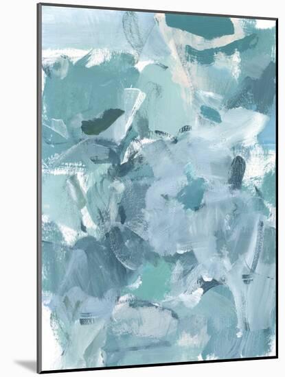 Soft Teal I-Christina Long-Mounted Art Print