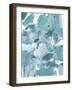 Soft Teal II-Christina Long-Framed Art Print