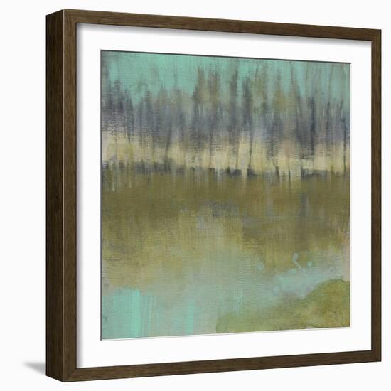 Soft Treeline on the Horizon I-Jennifer Goldberger-Framed Art Print