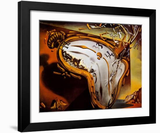 Soft Watch at the Moment of First Explosion, c.1954-Salvador Dalí-Framed Art Print