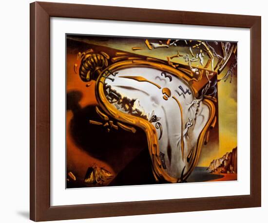 Soft Watch at the Moment of First Explosion, c.1954-Salvador Dalí-Framed Art Print