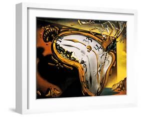 Soft Watch at the Moment of First Explosion, c.1954-Salvador Dalí-Framed Art Print