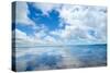 Soft Wave of the Sea on the Sandy Beach-idizimage-Stretched Canvas