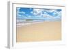 Soft Wave of the Sea on the Sandy Beach-idizimage-Framed Photographic Print