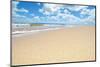 Soft Wave of the Sea on the Sandy Beach-idizimage-Mounted Photographic Print