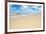 Soft Wave of the Sea on the Sandy Beach-idizimage-Framed Photographic Print