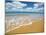 Soft Wave of the Sea on the Sandy Beach-idizimage-Mounted Photographic Print